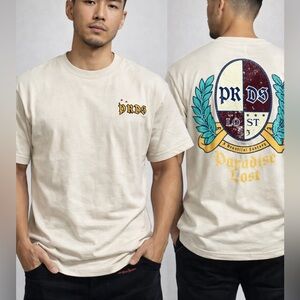 Paradise Lost PRDS Fantasy Tee Cream Graphic T-Shirt Size mens Medium Streetwear
